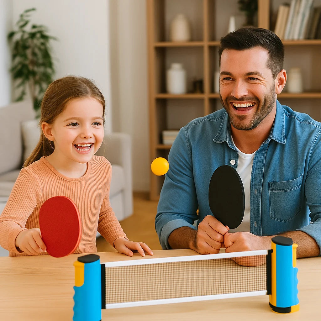 Table Tennis Net Retractable Adjustable Clamps