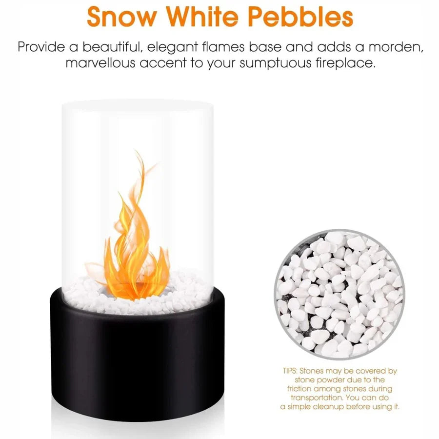 Tabletop Fireplace Ethanol Smokeless 2-3 Hour Burn