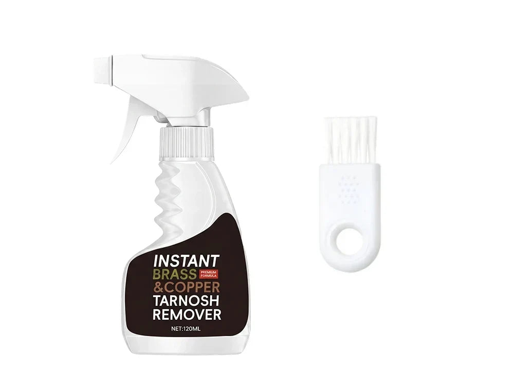 Tarnish Remover Spray Brass & Copper Restores Matte Shine