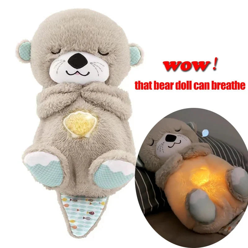 Teddy Bear Sleep Soother Rhythmic Breathing Motion Soothing Melodies