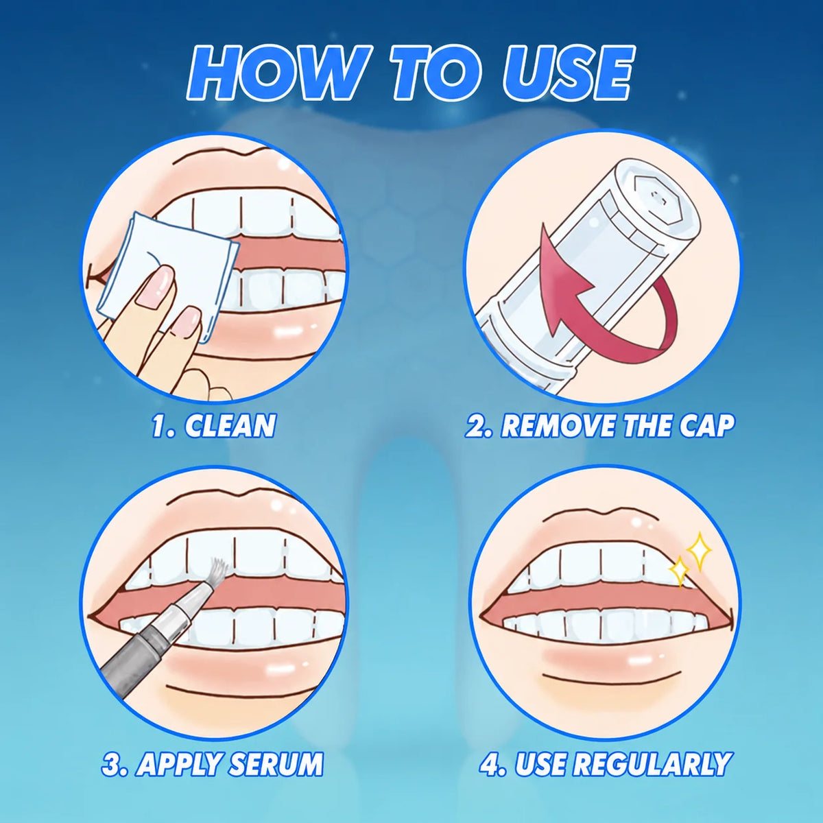 Teeth Whitening Pen Gentle Peroxide & Precision Brush