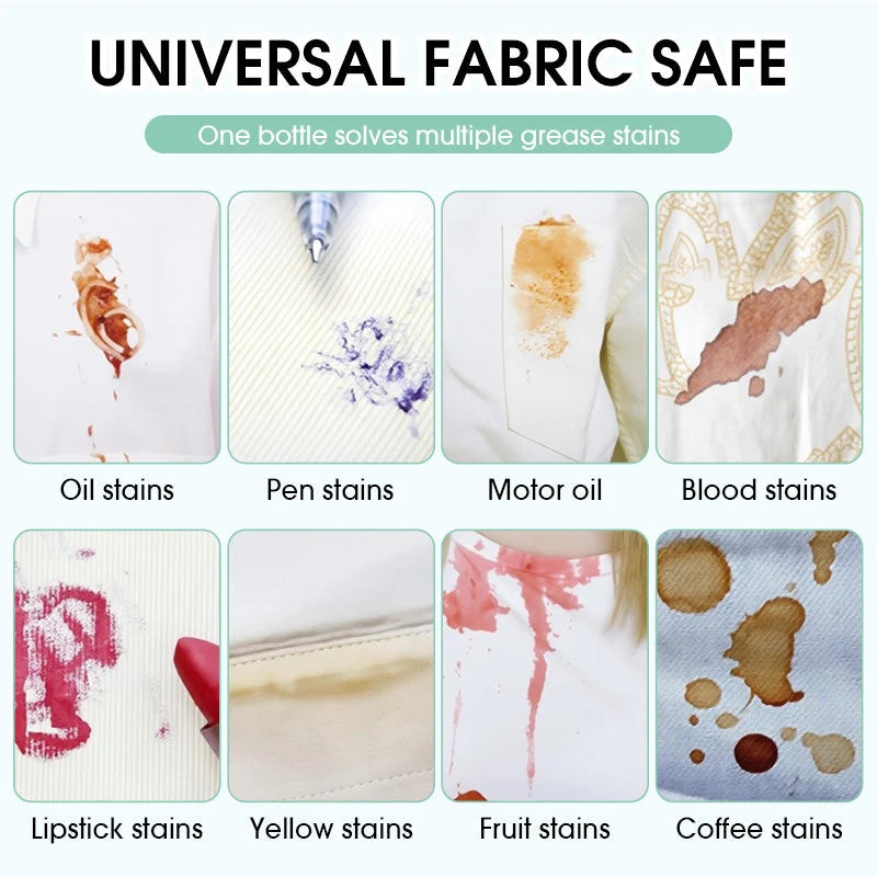 Textile Stain Remover Precise Foaming Color-Safe