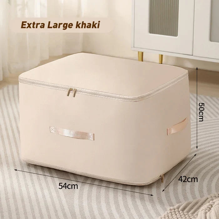 Textile Storage Bag Compression Zipper Moisture-Resistant Ripstop Polyester