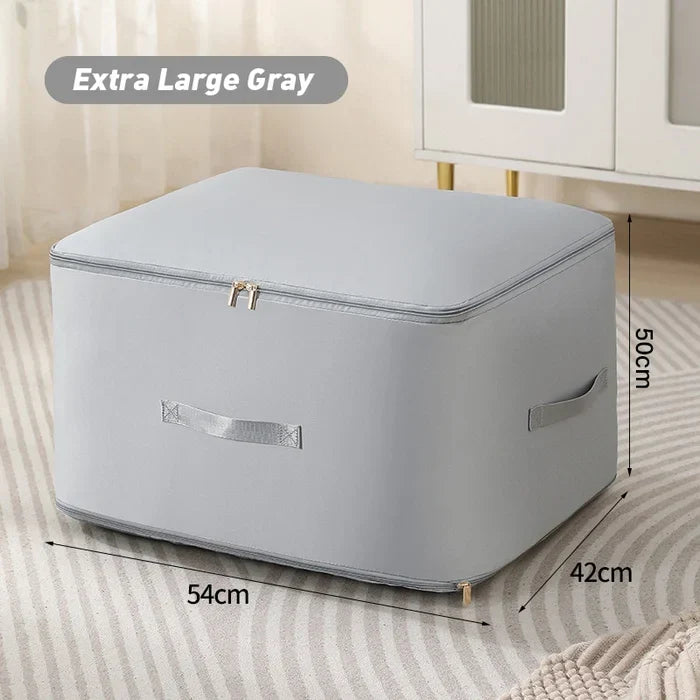 Textile Storage Bag Compression Zipper Moisture-Resistant Ripstop Polyester