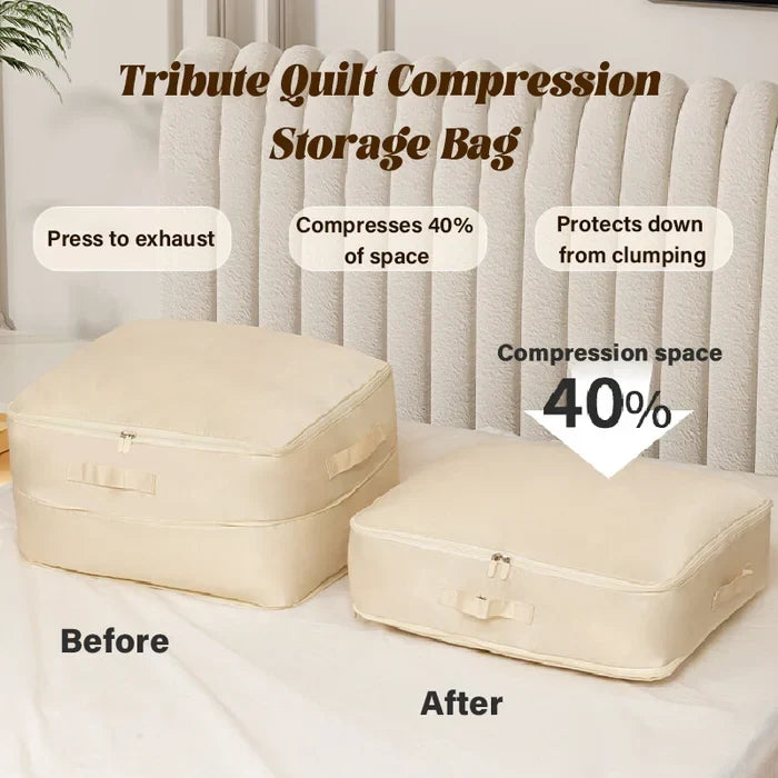 Textile Storage Bag Compression Zipper Moisture-Resistant Ripstop Polyester