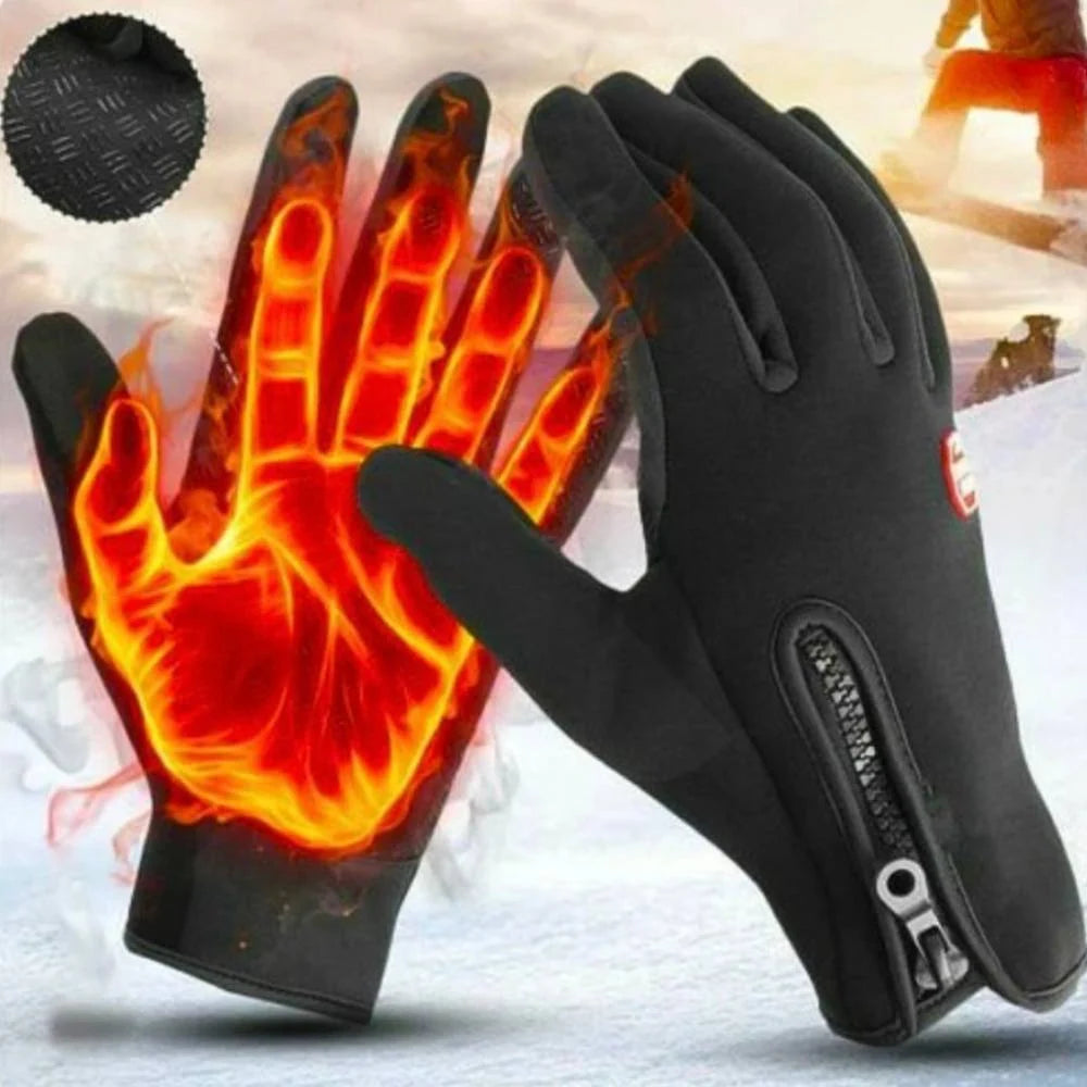 Thermal Gloves Insulated Touchscreen Textured Palm