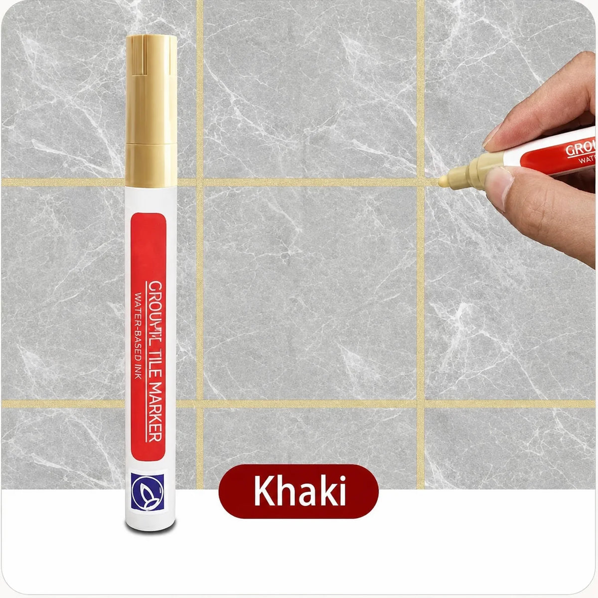 Tile Grout Pen Covers Stains Waterproof & Mold-Resistant