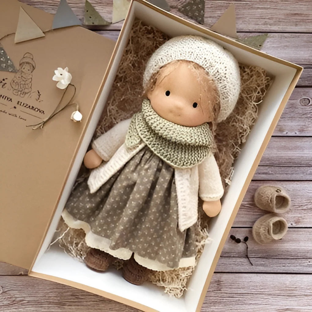 Toddler Cuddly Doll Hypoallergenic Cotton & Wool Stuffing