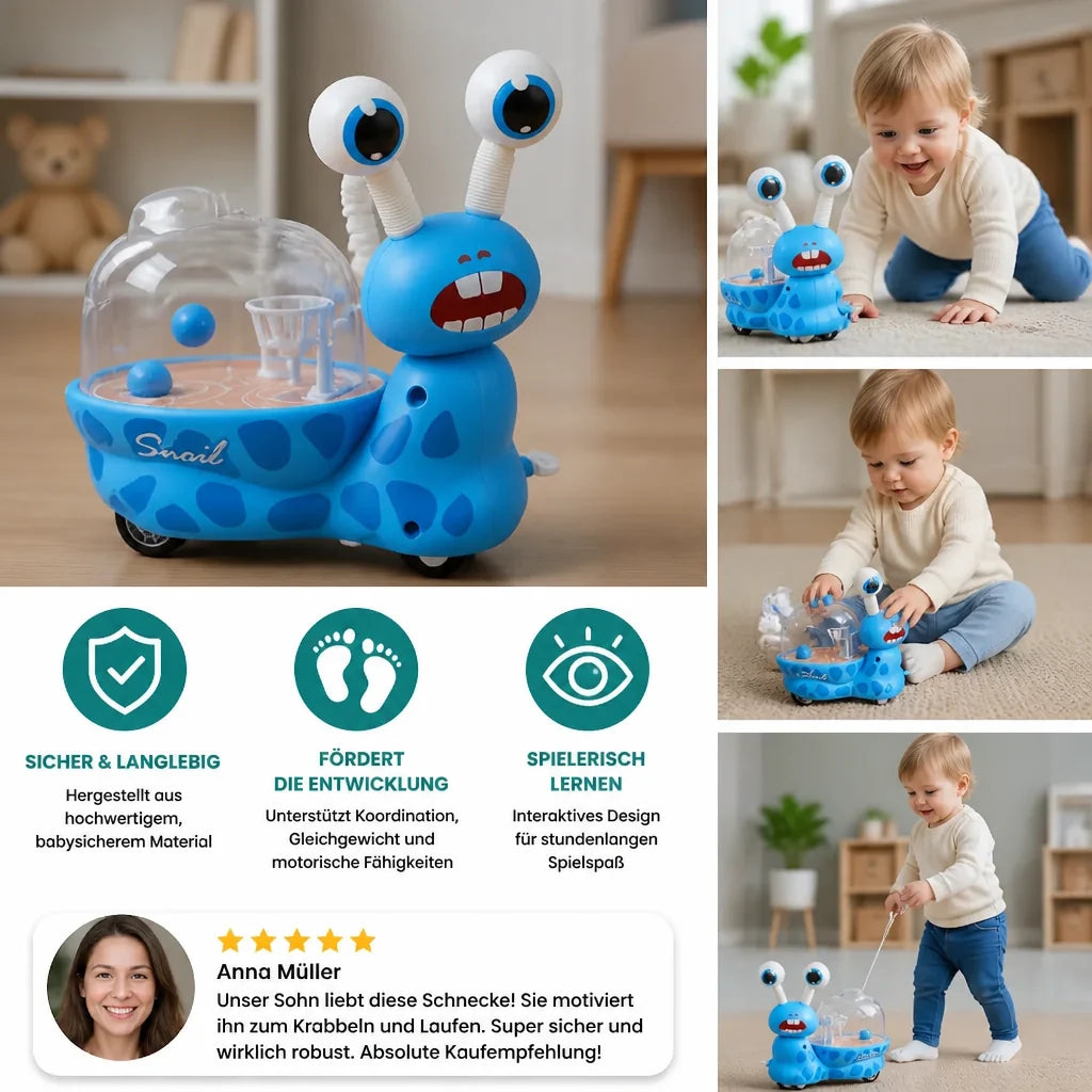 Toddler Toy 3-in-1 Telescopic Eyes & Hoop Balls Included