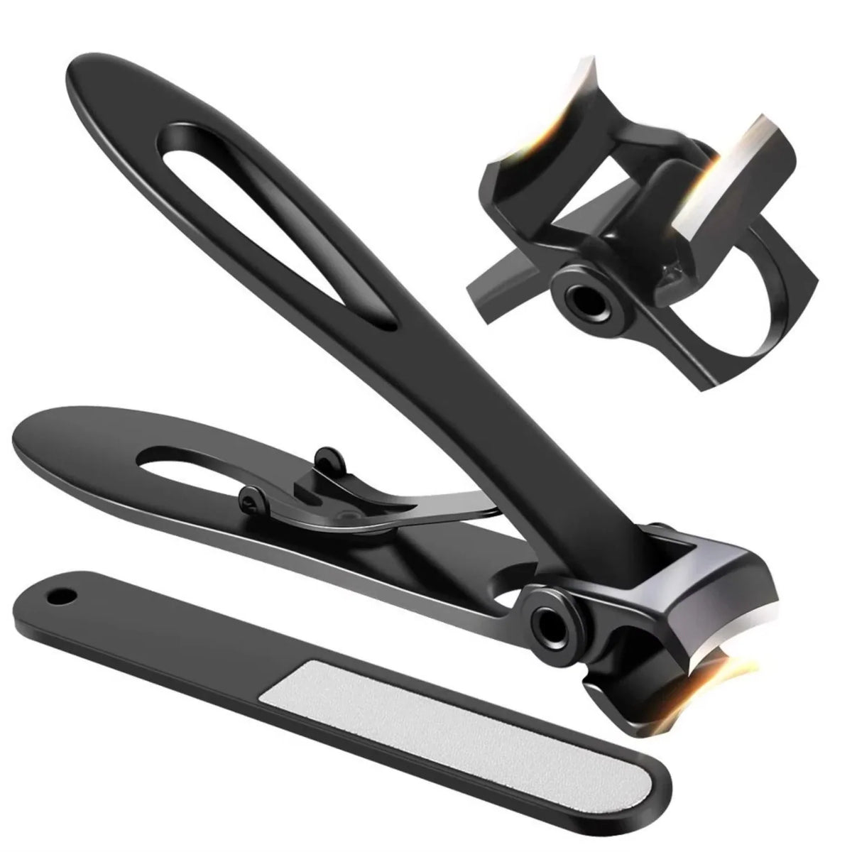 Toenail Clipper Extra-Wide Jaw Ergonomic Grip for Thick Nails