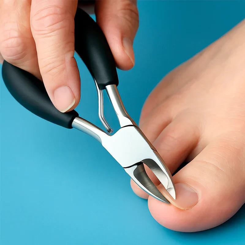 Toenail Clipper High-Leverage Non-Slip Curved Blade