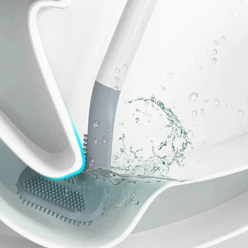 Toilet Brush Self-Rinsing Sealed Container Odor-Free