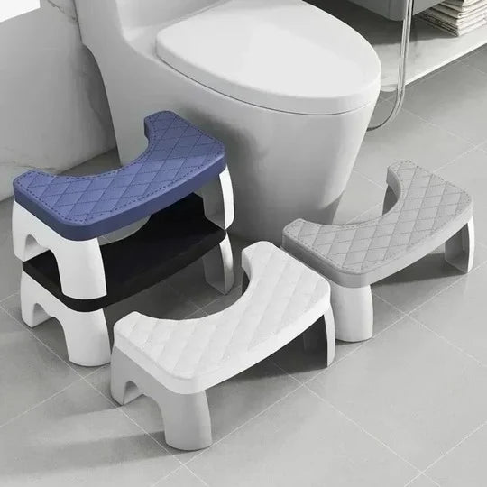 Toilet Squat Stool Slip-Resistant Compact Lightweight