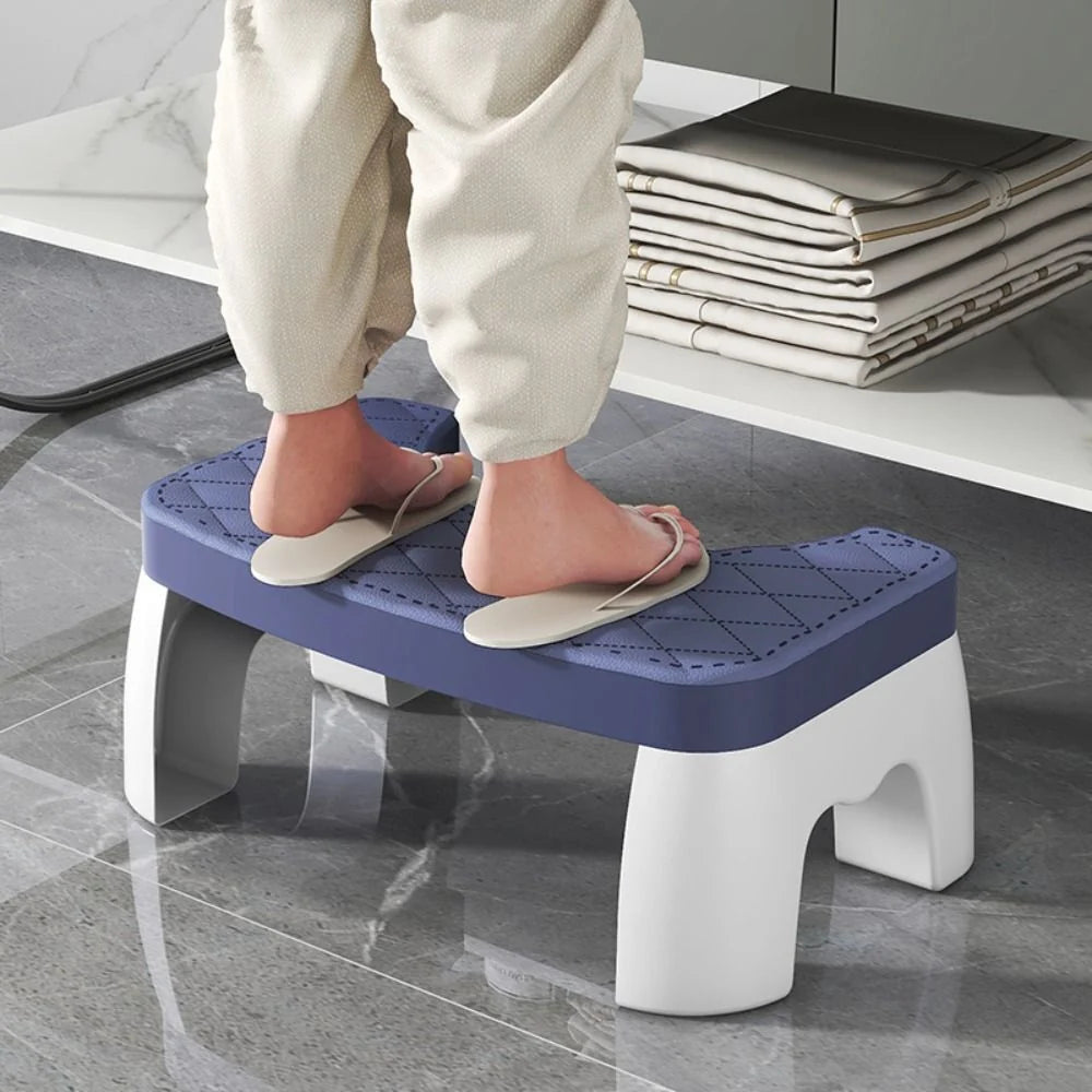 Toilet Stool Compact Non-Slip Ergonomic Design