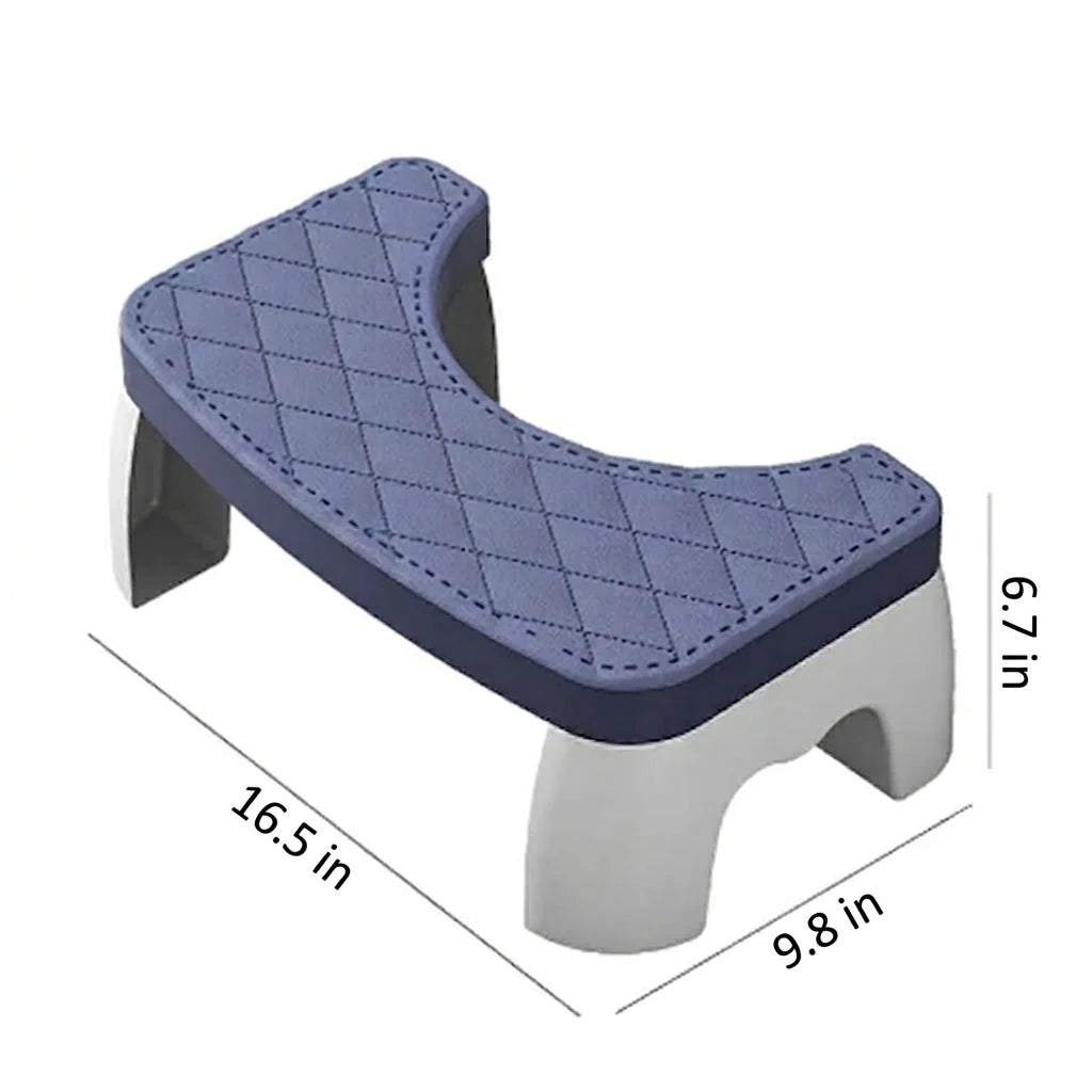 Toilet Stool Compact Non-Slip Ergonomic Design