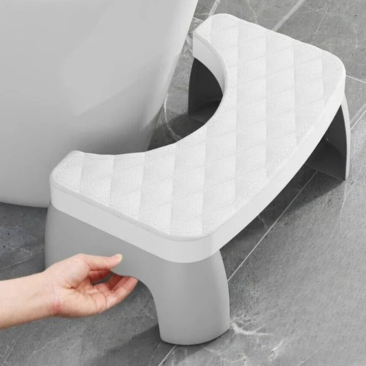 Toilet Stool Ergonomic Non-Slip Compact Design