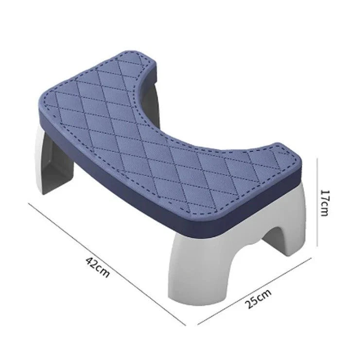 Toilet Stool Ergonomic Non-Slip Compact Design