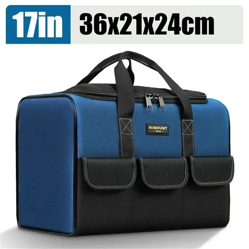Tool Organizer Bag Self-Standing Multiple Compartments Waterproof Oxford Fabric