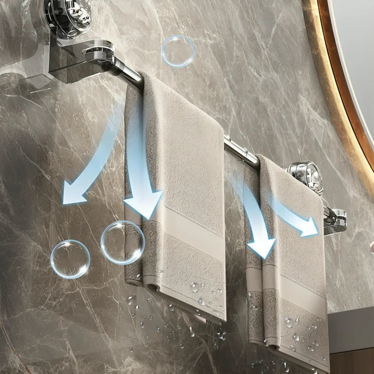 Towel Holder Telescopic Adjustable Suction Cup Mount