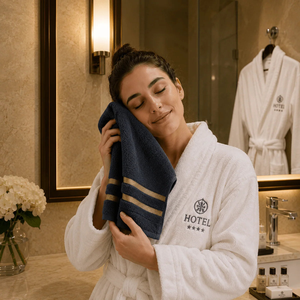 Towel Set Soft Absorbent 8-Piece Set