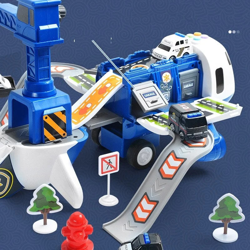Toy Airplane Playset Light-Up Engines & Sound Effects