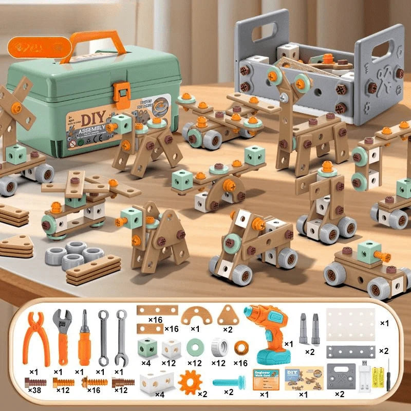 Toy Tool Set ABS Plastic Pretend Play
