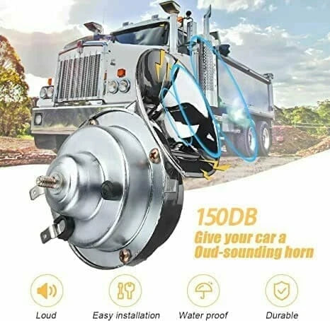 Train Horn Built-In Mini Compressor 300 dB