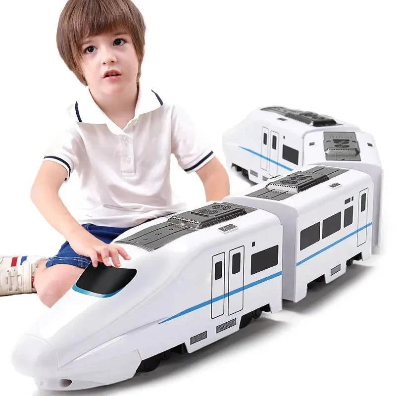 Train Toy Automatic Bump-And-Go 4 Detachable Cars