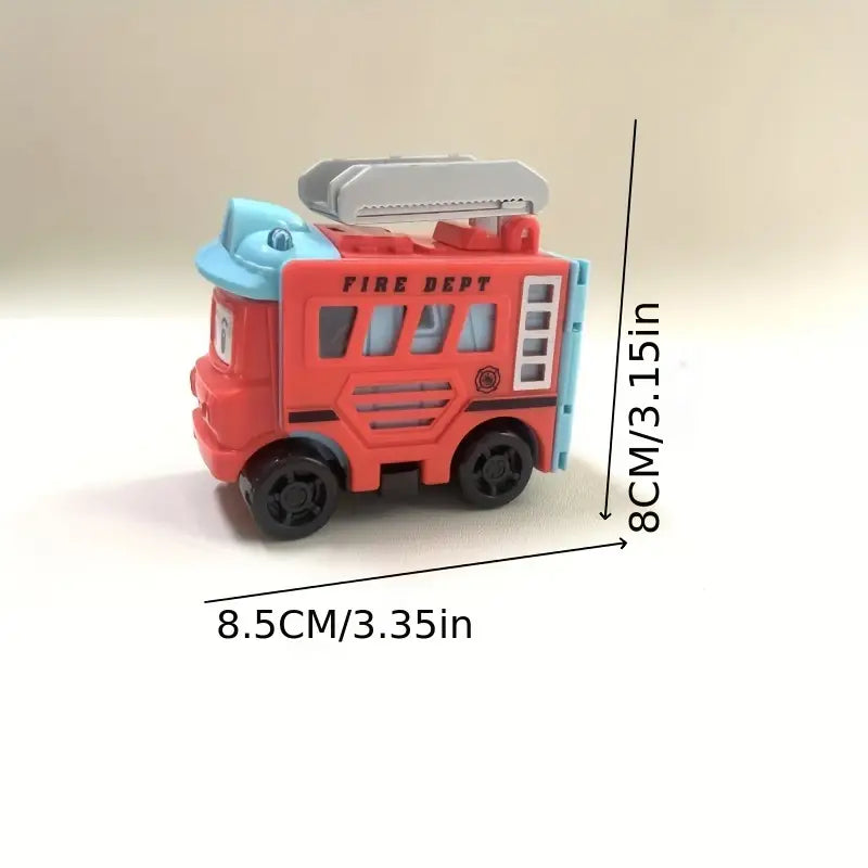 Transforming Toy Car Foldable Dual-Mode Durable Plastic