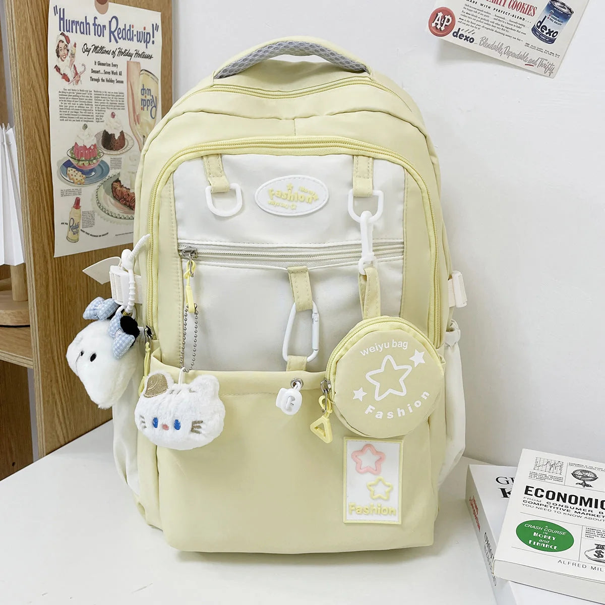 Travel Backpack Multiple Compartments Padded Shoulder Straps