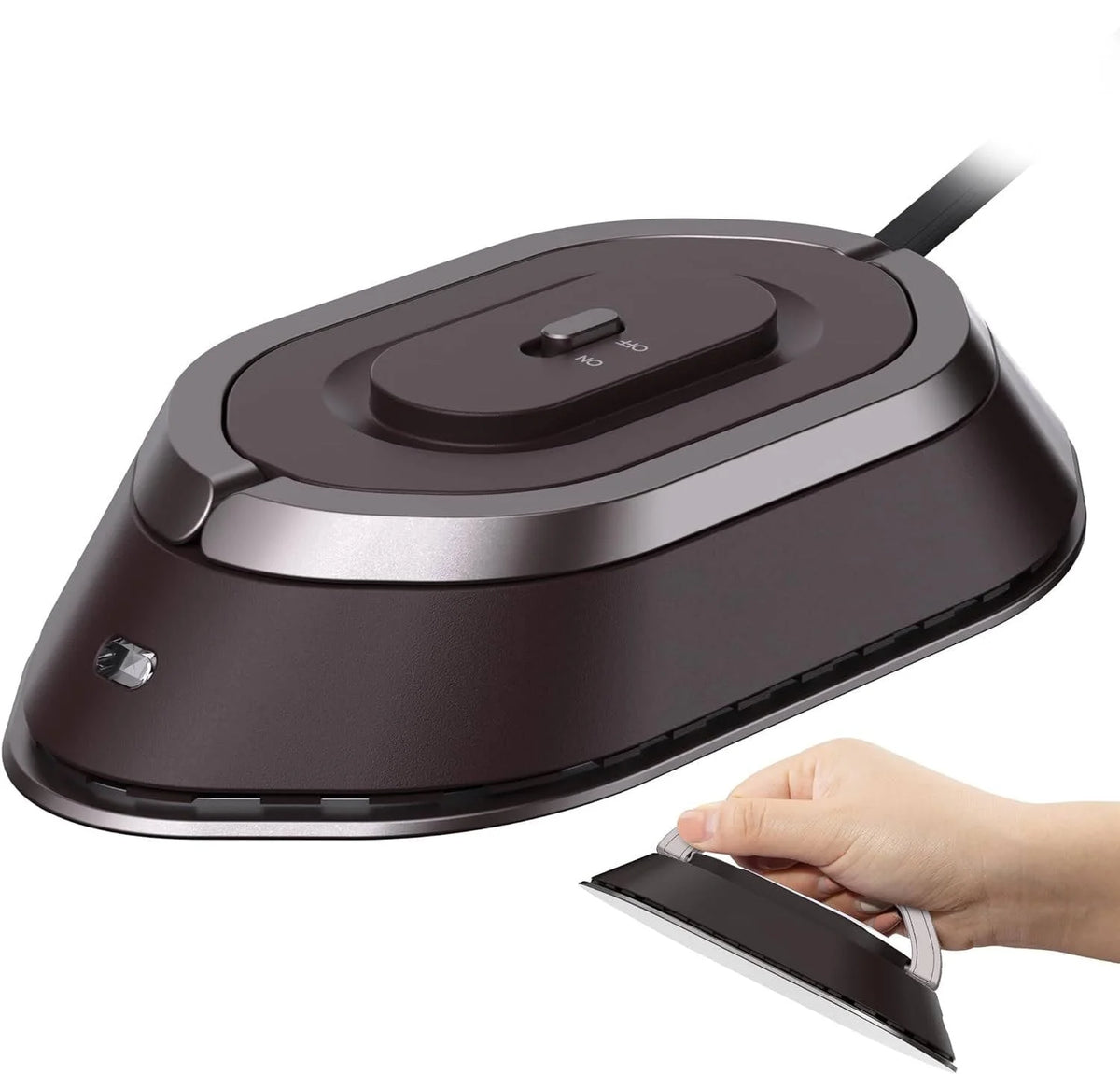 Travel Iron Rapid Heating Foldable Handle Dry & Wet Modes