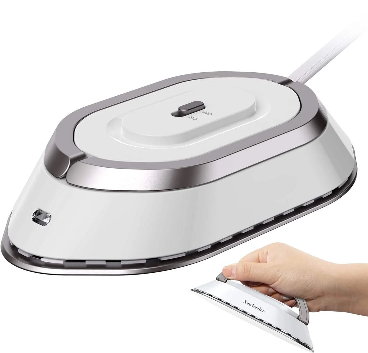Travel Iron Rapid Heating Foldable Handle Dry & Wet Modes