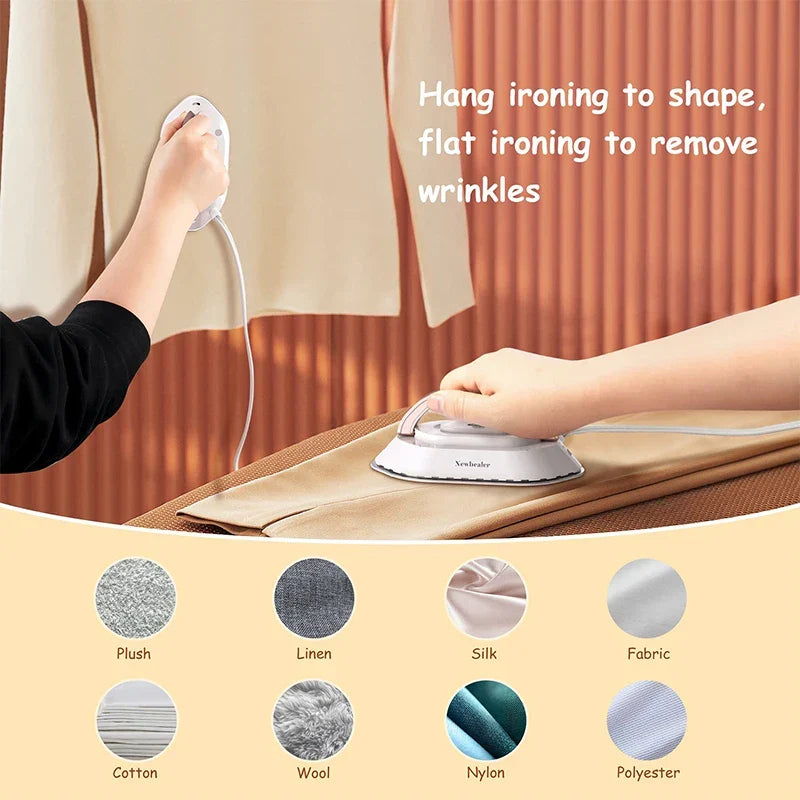 Travel Iron Rapid Heating Foldable Handle Dry & Wet Modes