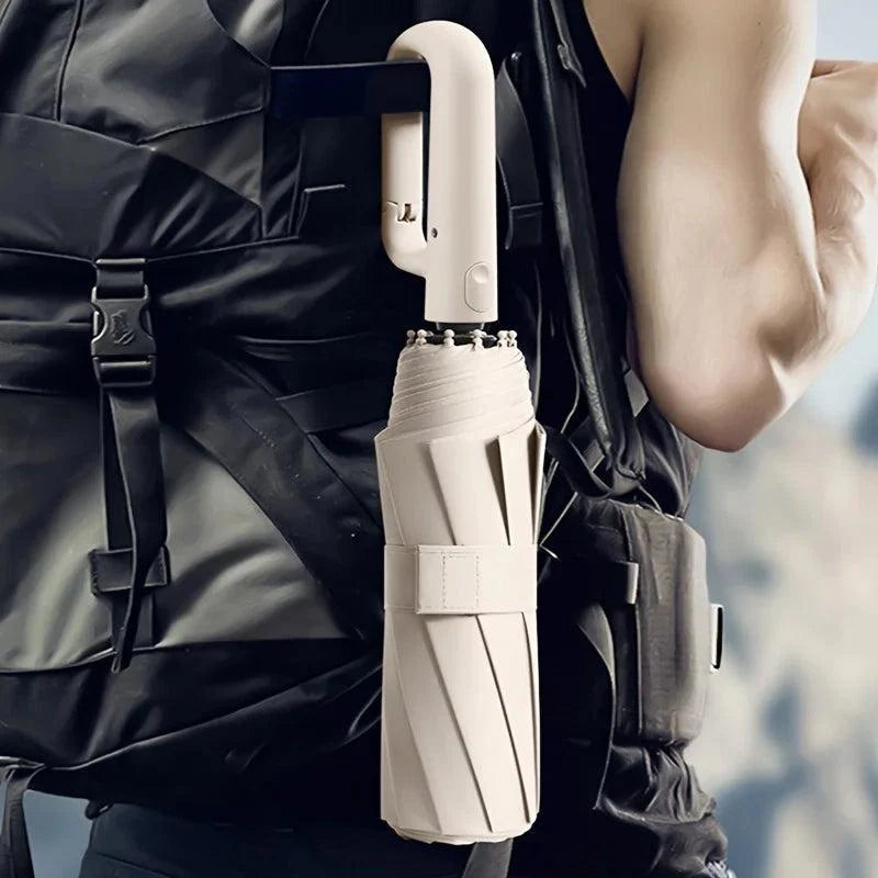 Travel Umbrella Compact Folding One-Touch Automatic Wind-Resistant Frame