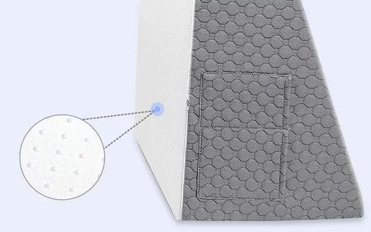 Triangle Wedge Pillow Contoured Support Removable Washable Cover