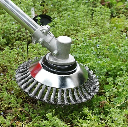 Trimmer Attachment Rotary Wire Brush 1 Inch Center Hole