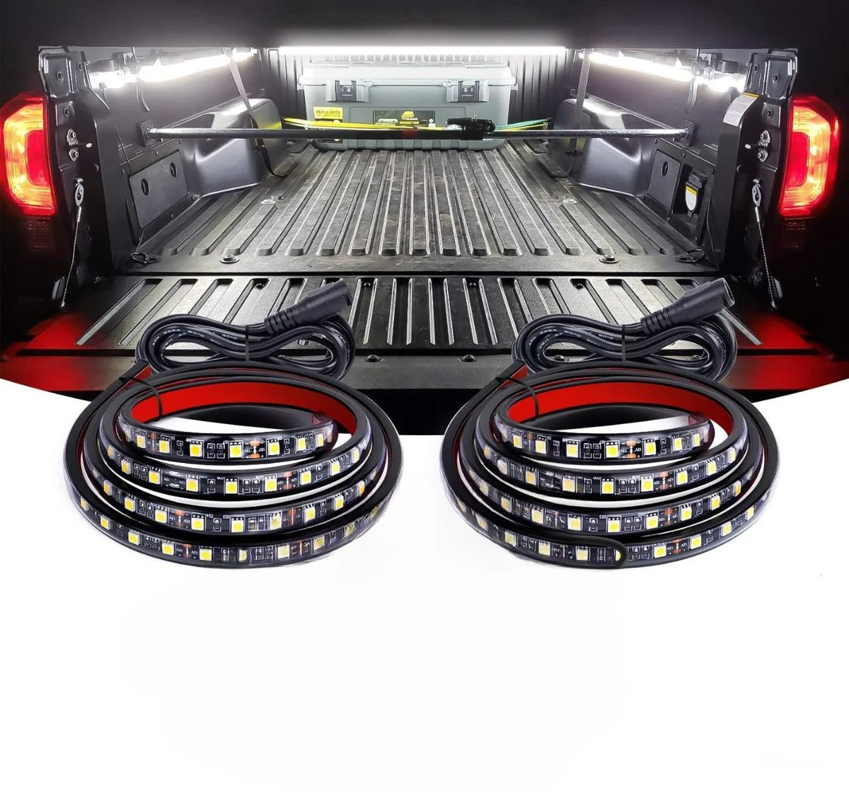 Truck Bed LED Light Strip Sealed Peel-and-Stick 60 Inch