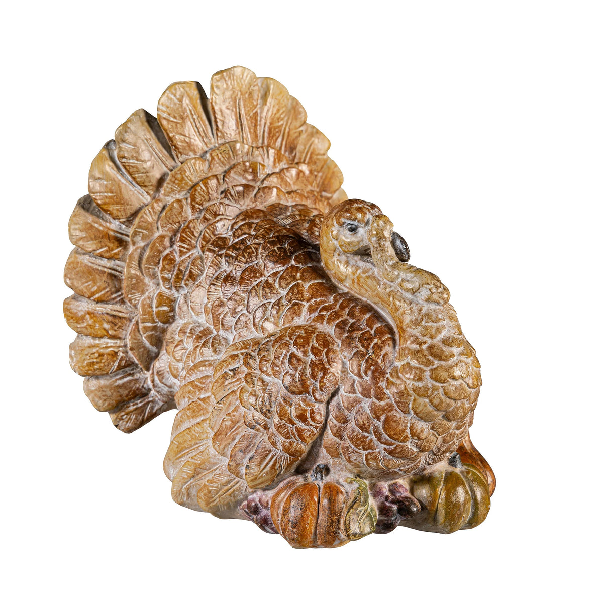 Turkey Statue Hand-Painted Indoor & Outdoor 7 Inch