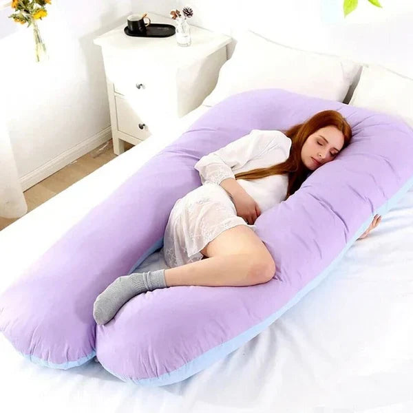 U-Shaped Full Body Pillow Adjustable Shredded Memory Foam