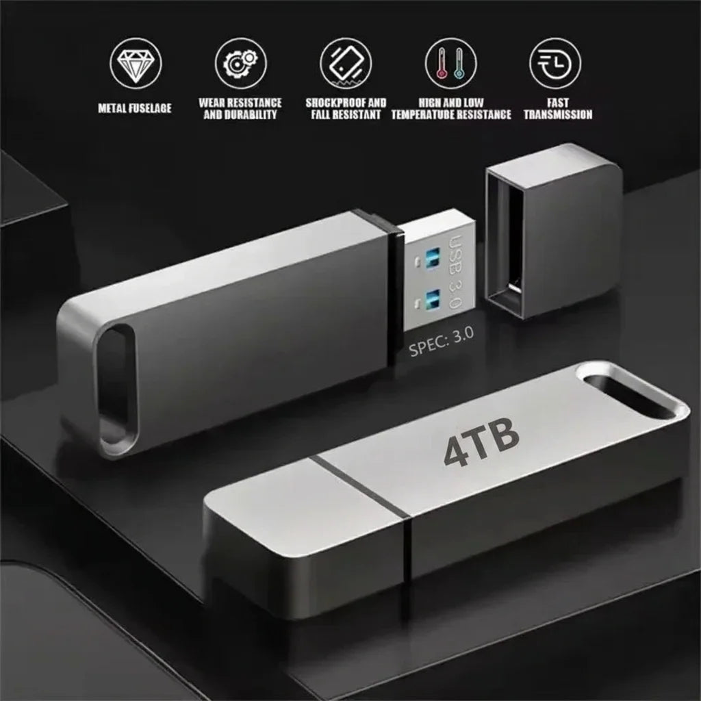 USB Flash Drive 4TB Waterproof Shockproof