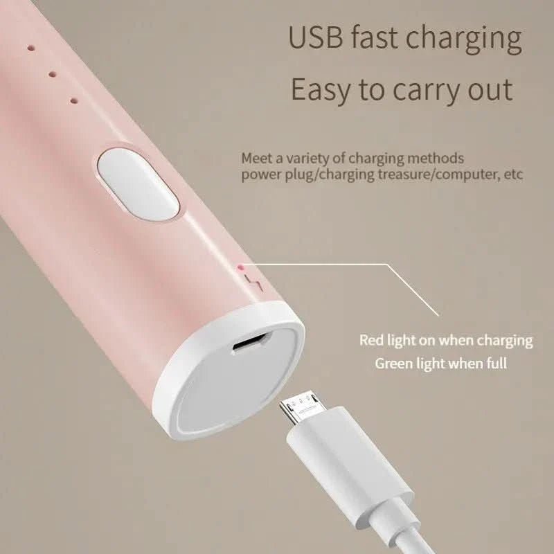 USB Rechargeable Milk Frother, 3-Speed Stainless Steel Whisk