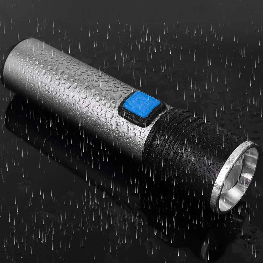 UV Flashlight Stain Detection Adjustable Zoom Rechargeable