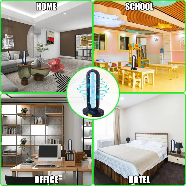 UV Sterilizer Lamp Remote Control 400 Sq Ft Chemical-Free