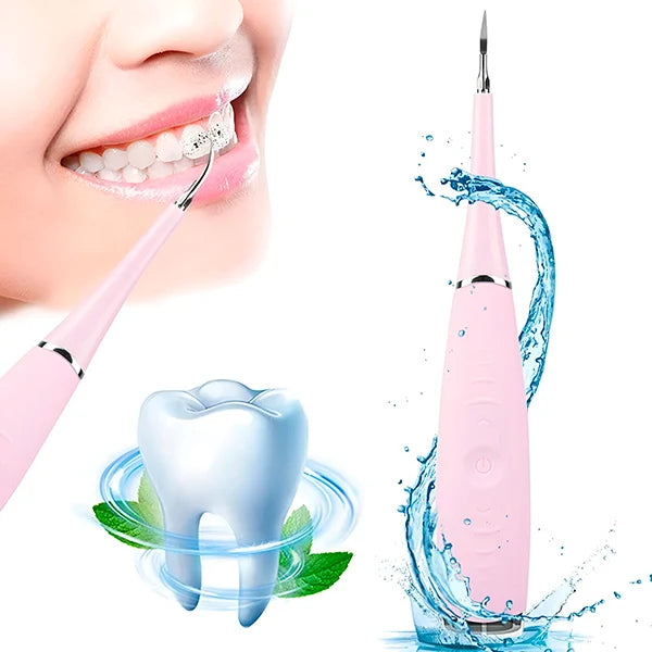 Ultrasonic Dental Cleaner Metal Head 12,000 Vibrations/Min