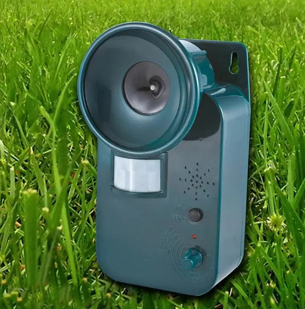 Ultrasonic Pest Repeller Motion-Activated Adjustable Frequency