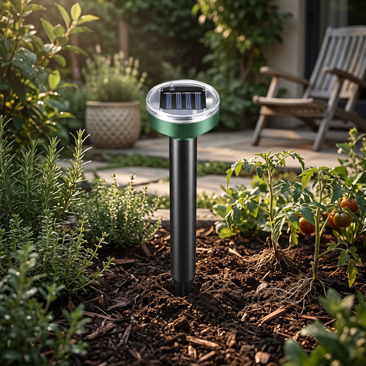Ultrasonic Rodent Repellent Solar-Powered Variable Frequency