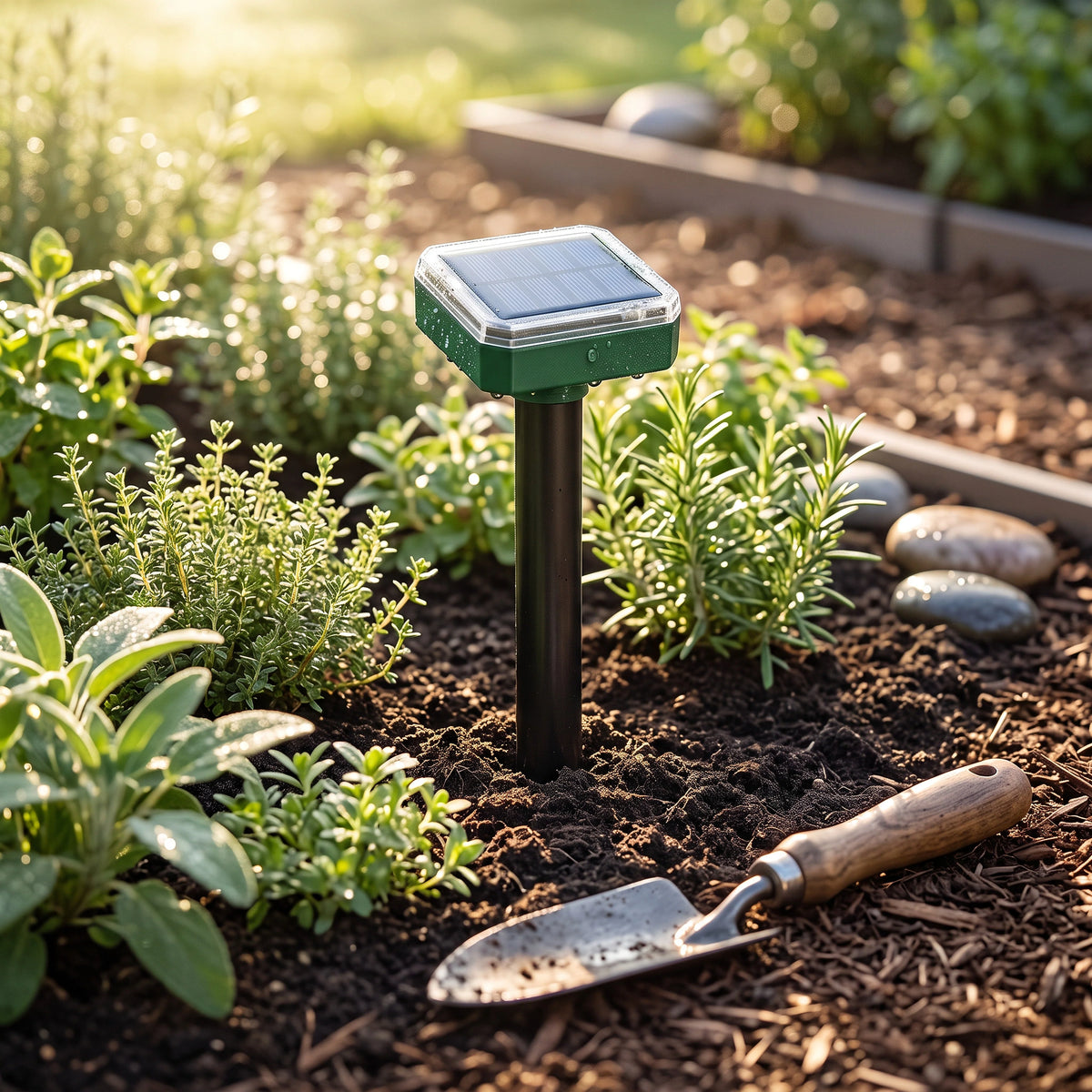 Ultrasonic Rodent Repellent Solar-Powered Variable Frequency