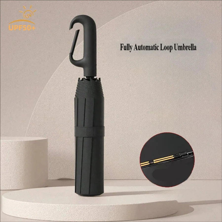 Umbrella Wind-Resistant Automatic Compact Travel Size