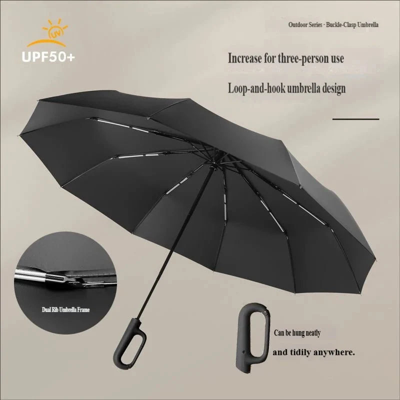 Umbrella Wind-Resistant Automatic Compact Travel Size