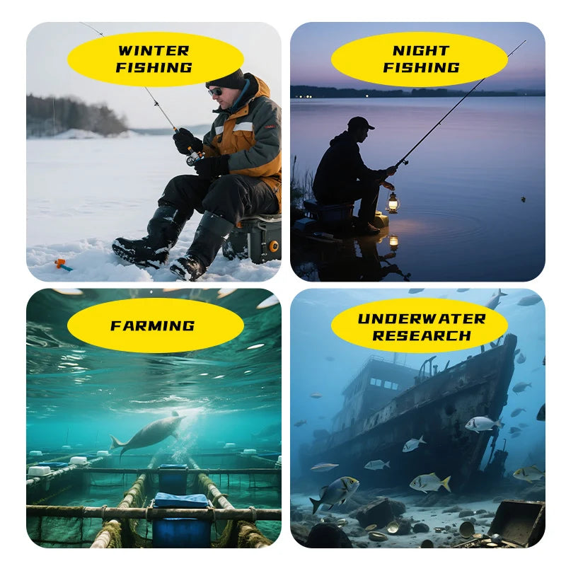 Underwater Fishing Camera 4.3 Inch HD IPS Night Vision
